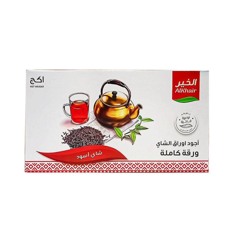 شاي الخير اجود أوراق الشاي ورقع كاملة 1كغ