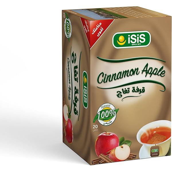 مشروب قرفة تفاح  طبيعي 40غ من isis 