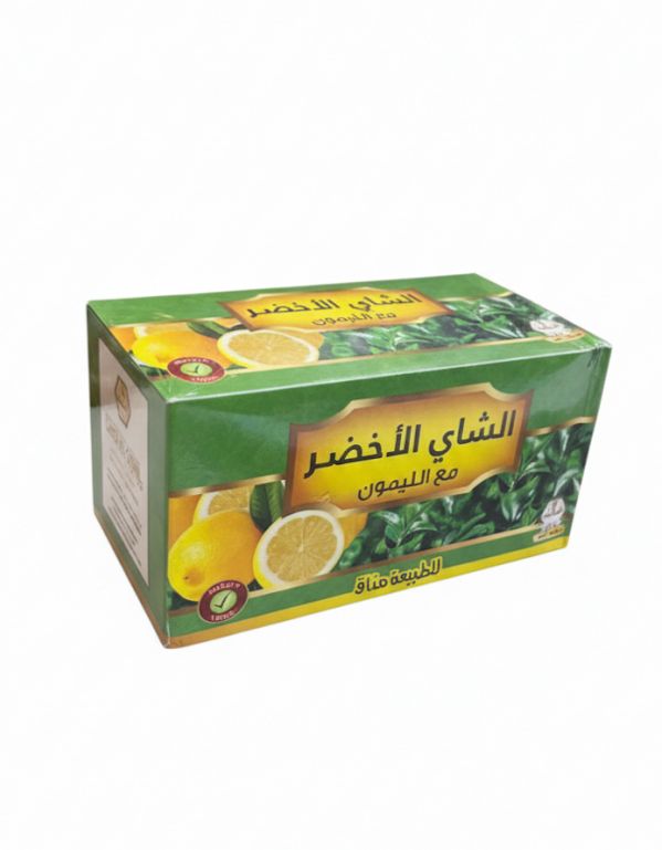 مشروب الشاي اللاخضر مع الليمون 60غ