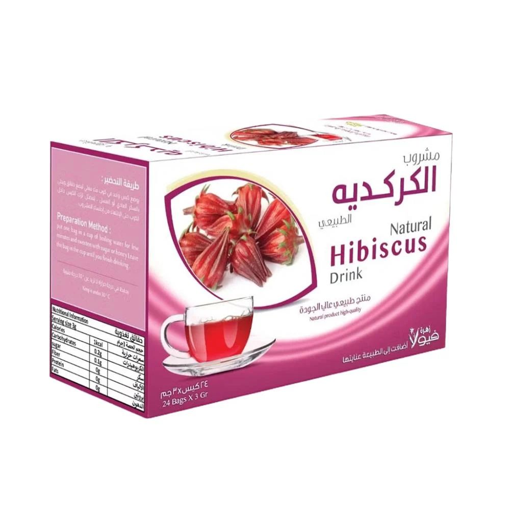 مشروب الكركديه الطبيعي من زهرة فيولا 72غ