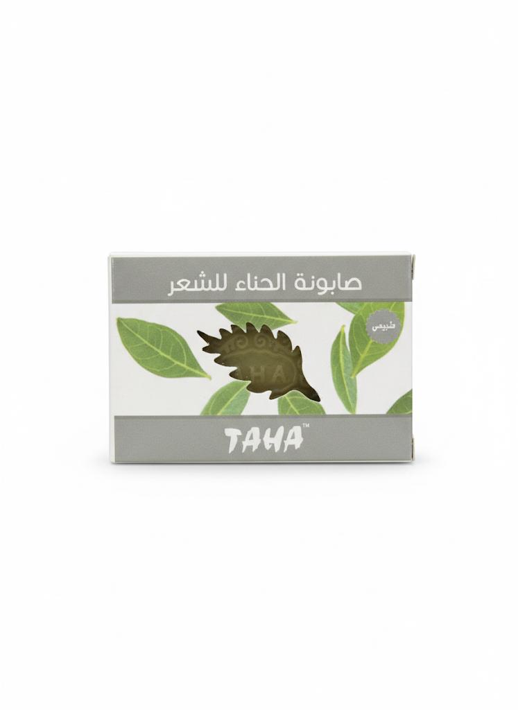 صابونة الحناء للشعر الأصلي من من شركة حوافل الجمال 75غ