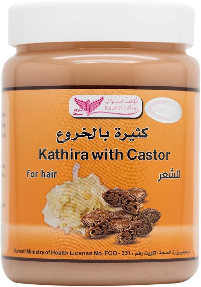 كثير بالخروع للشعر  من كويت شوب العناية الأفضل 500غ