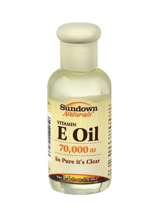  زيت فيتامين E من ماركة "Sundown Natural الطبيعي 75مل